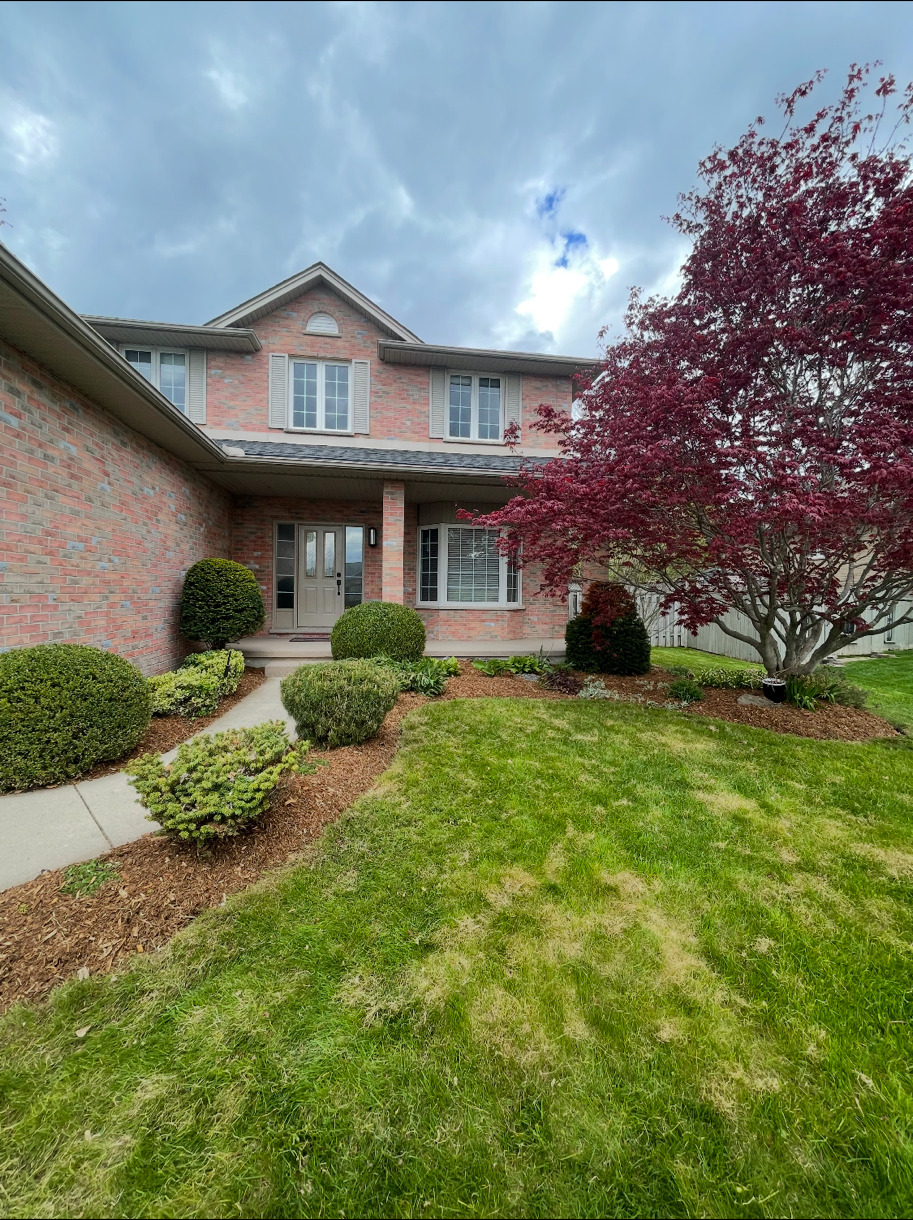 Completed residential landscaping